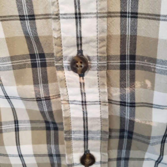 Carhartt Mens Loose Fit Midweight  Short Sleeve Outdoor Plaid Utility Work Shirt - Picture 4 of 10